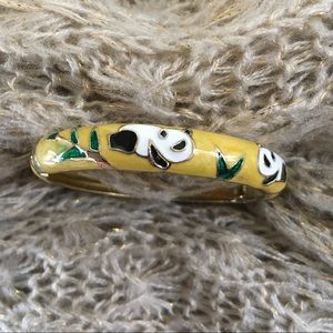 Beautiful Panda and Bamboo Bracelet